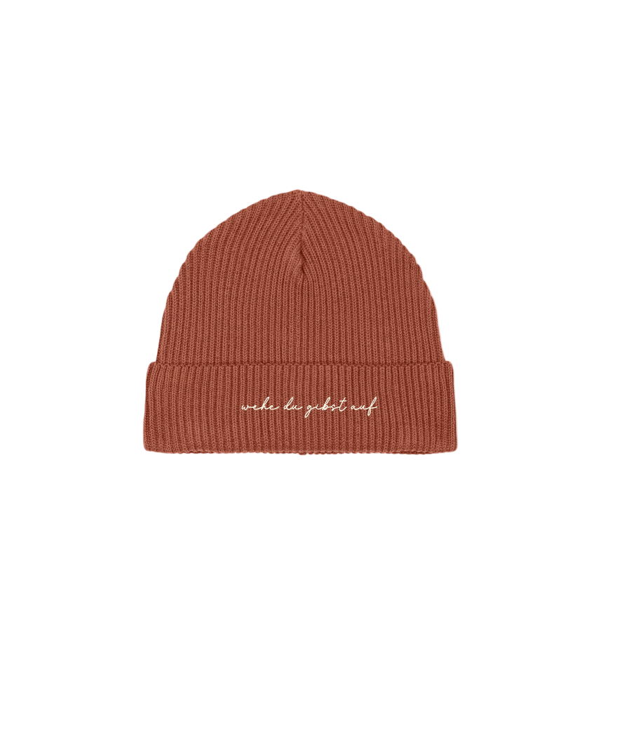 Wehe du gibst auf - Beanie