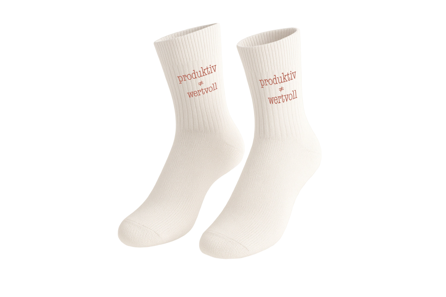Produktiv ≠ Wertvoll - Socken