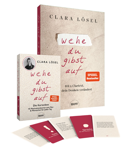 Wehe du gibst auf - Kartenset